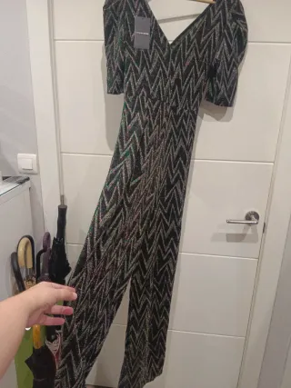 Mono fiesta negro y plateado