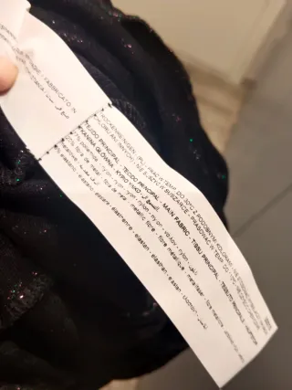 Mono fiesta negro y plateado