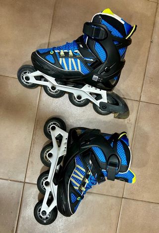 Patines en línea ajustables medida para niño