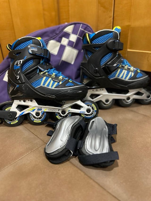 Patines en línea ajustables medida para niño