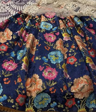 Falda Fallera Mayor Azul Multicolor