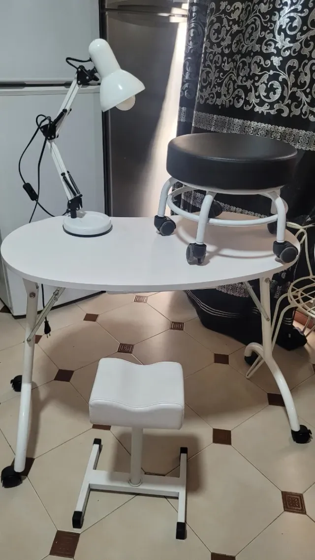 Kit Manicura + Esterilizador Negro/Blanco