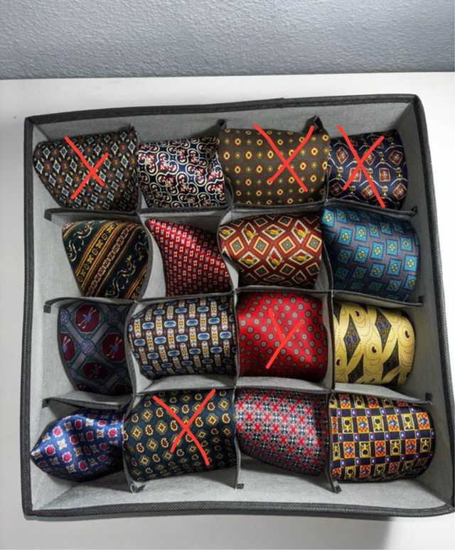 Lote Corbatas Vintage Multicolor