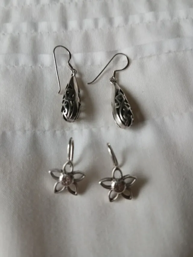 2x1 Pendientes Plata Ley