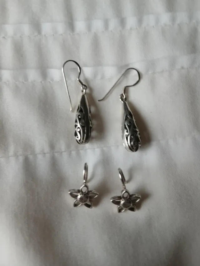 2x1 Pendientes Plata Ley