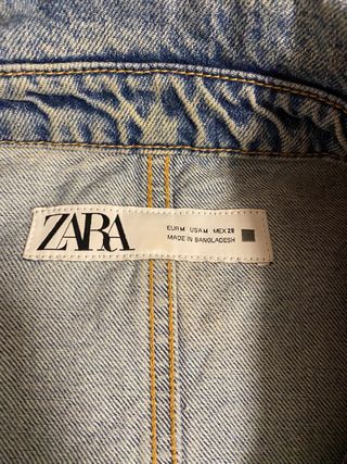 Sobrecamisa vaquera Zara