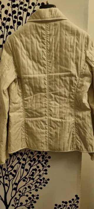 Giacca panna trapuntata