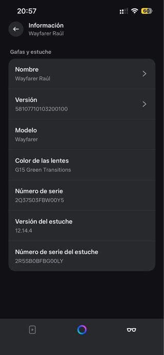 Gafas Ray-Ban Meta Wayfarer AI Negras