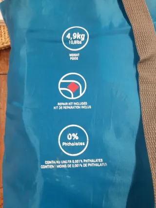 Colchón inefable doble Decathlon.