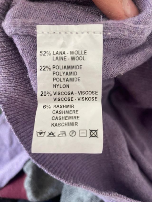 Maglione viola Renato Balestra girocollo