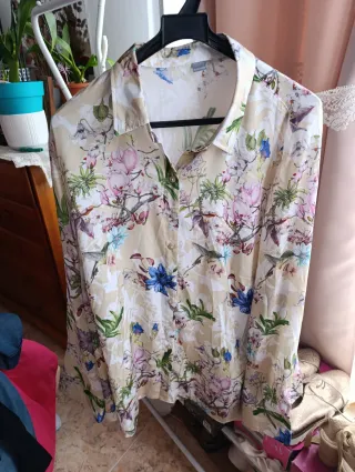 Camisa estampada floral