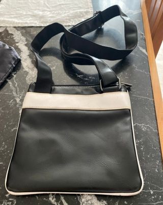 Borsello Armani Jeans nero/bianco tracolla