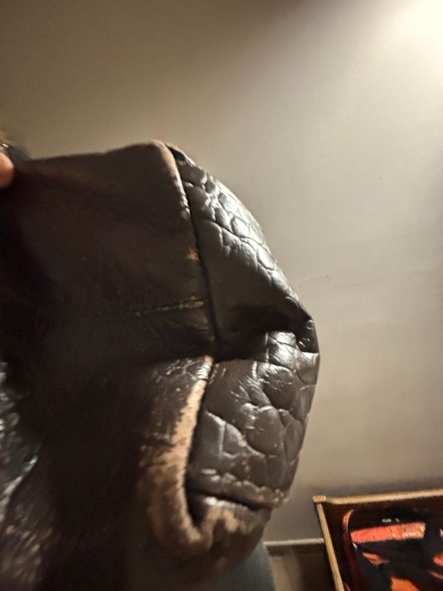 Bolso Tote DKNY Cocodrilo Marrón