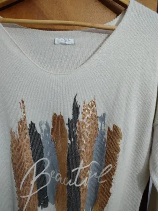 Jersey punto Beautiful talla única