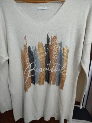 Jersey punto Beautiful talla única