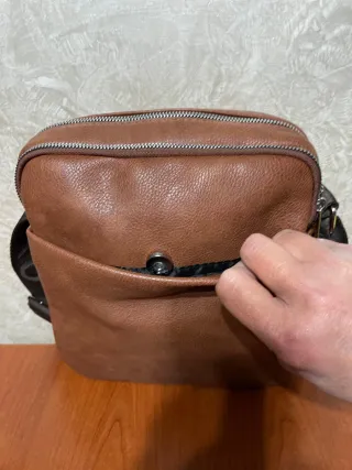Borsello uomo Charro marrone nuovo
