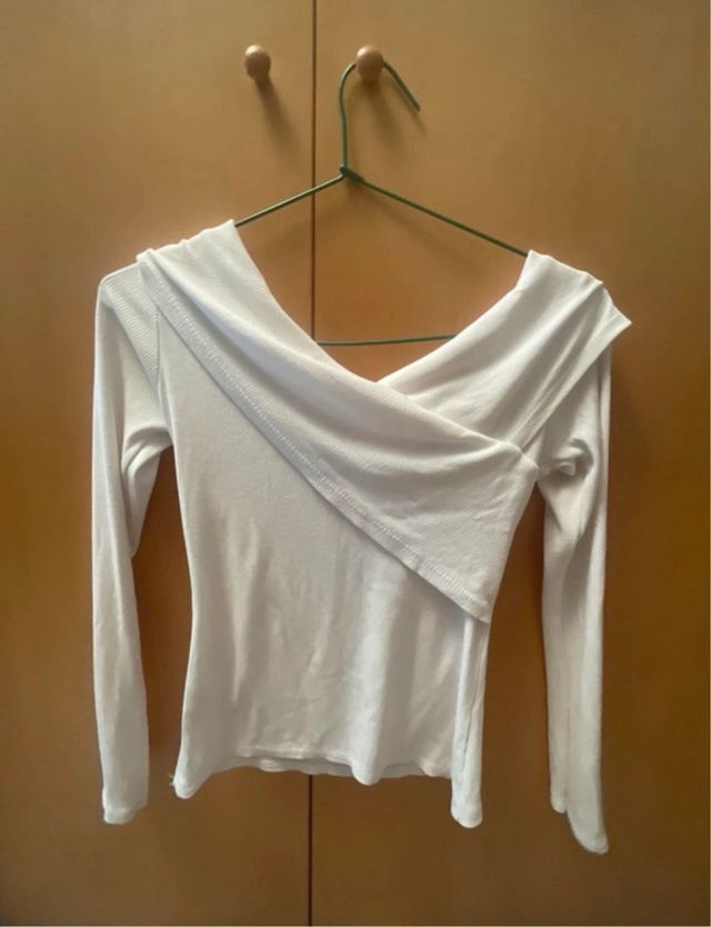 Camiseta Tarocca manga larga blanca