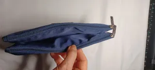 Bustina Armani blu doppia tasca