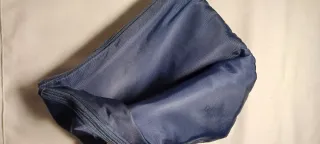 Bustina Armani blu doppia tasca