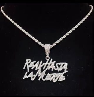 Cadena Plata Real Hasta La Muerte Anuel AA