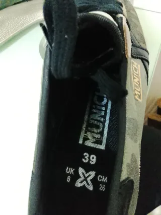 Zapatillas Munich Mujer Verde y Plateado