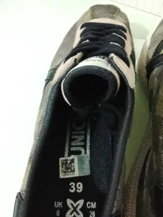 Zapatillas Munich Mujer Verde y Plateado