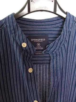 Camisa Springfield Rayas Hombre Azul