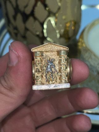 Anillo Oro 18k Arcángel Versace