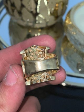 Anillo Oro 18k Arcángel Versace