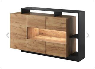 Aparador 3 puertas y 3compartimentos con LED