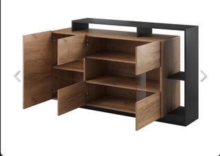 Aparador 3 puertas y 3compartimentos con LED