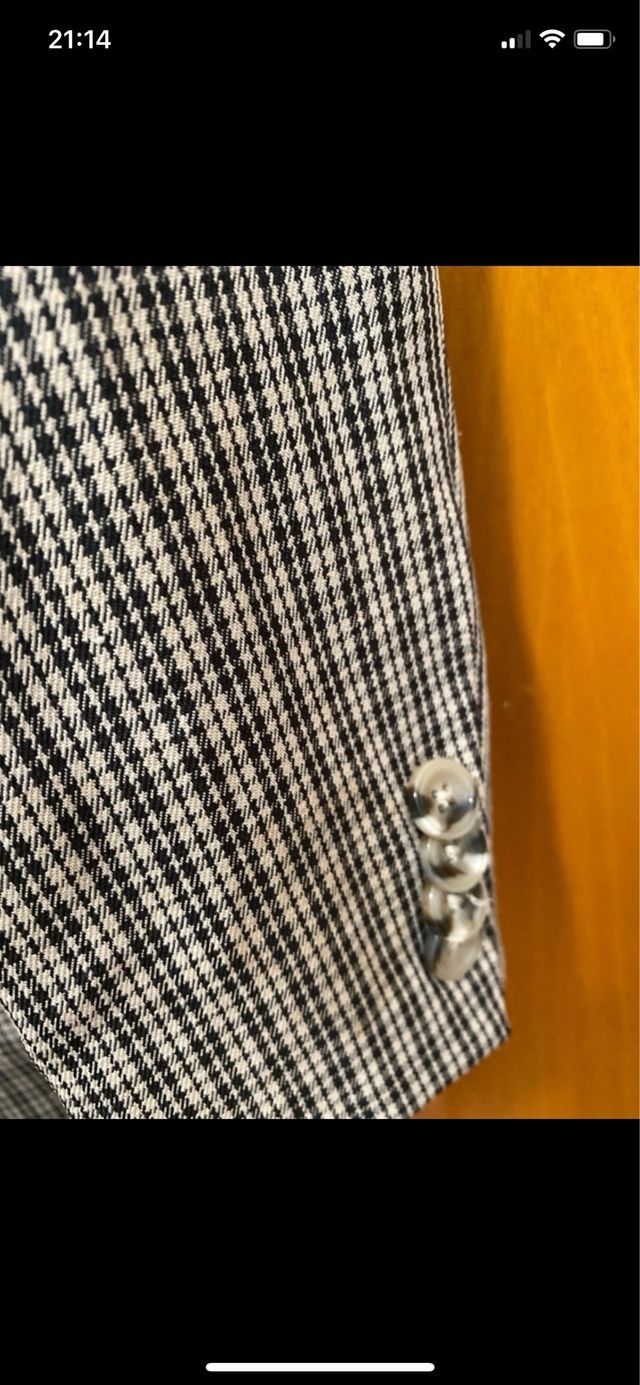 Americana cuadros Pull&Bear