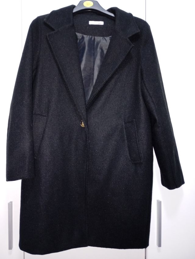 Abrigo negro elegante