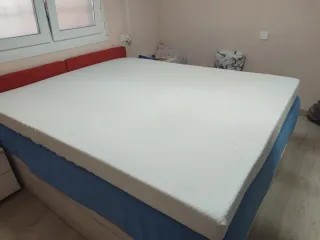 Topper o sobrecolchón viscoelástico para cama 160.