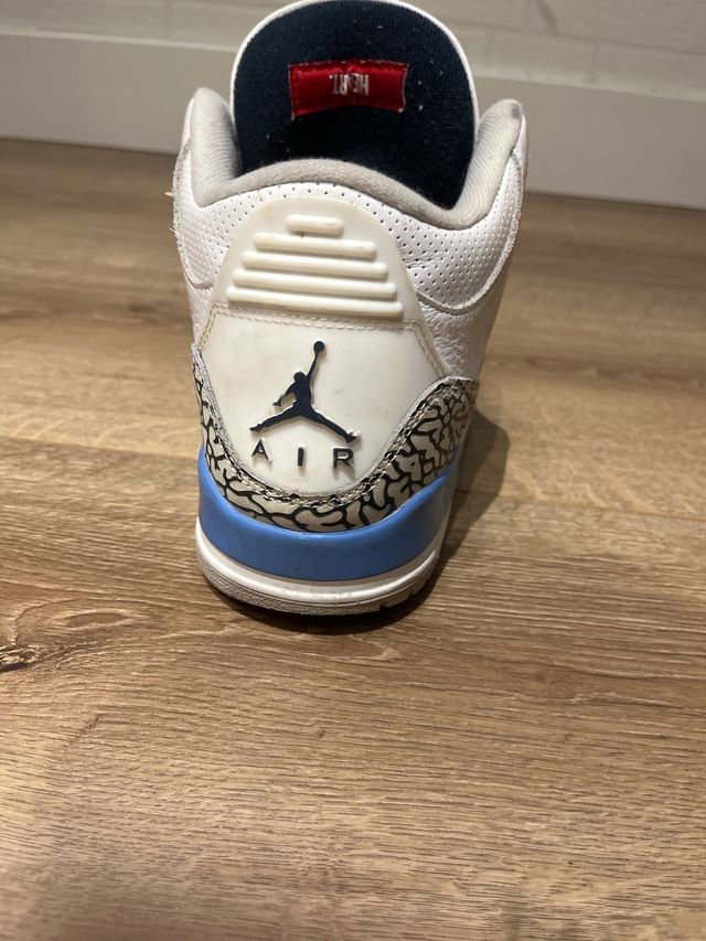 Jordan III UNC Azul Blanco