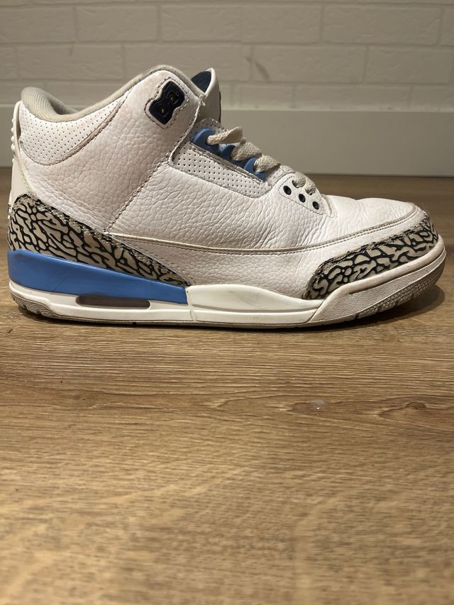 Jordan III UNC Azul Blanco