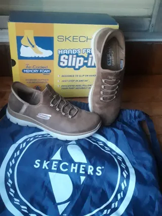 Zapatos Skechers Slip-ins Talla 39.5 Marrones