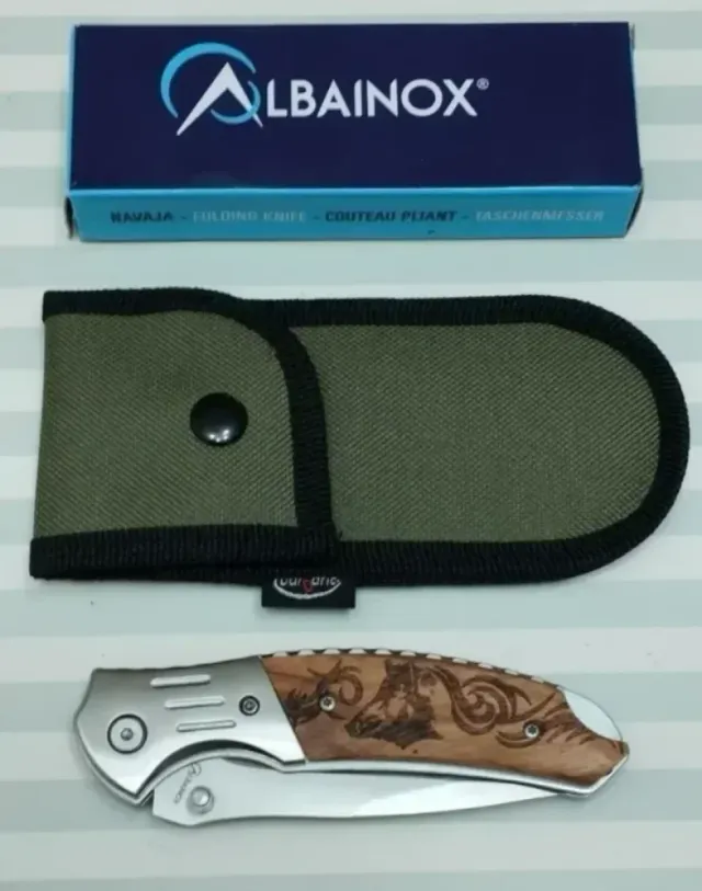 REBAJADA: MADERA TALLADA JABALI + REGALO FUNDA