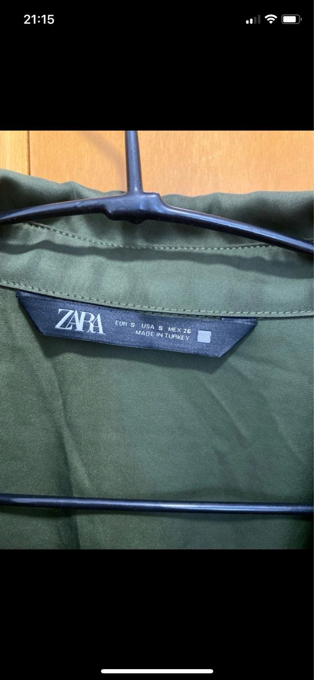 Vestido Zara verde