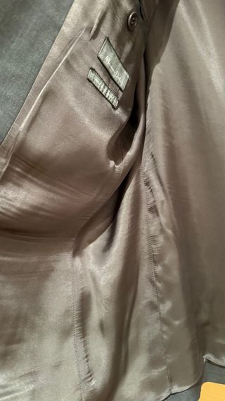 Traje de caballero gris talla 42