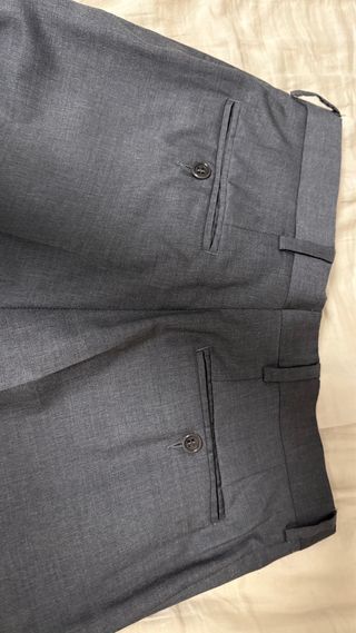 Traje de caballero gris talla 42