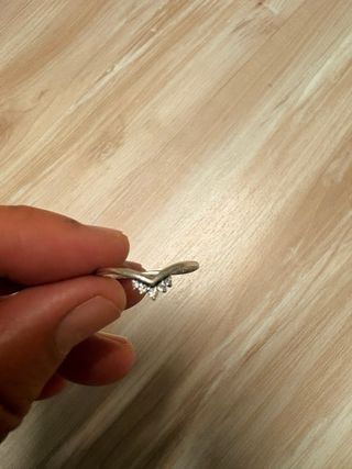 Anillo Pandora V Chevron Circonitas