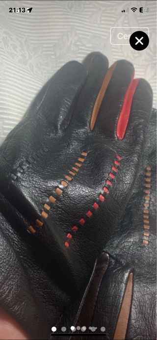 Guantes de cuero El Corte Inglés Talla 1