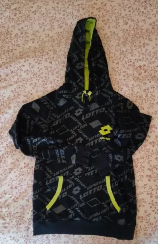 Felpa con cappuccio Lotto uomo/donna