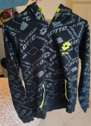 Felpa con cappuccio Lotto uomo/donna