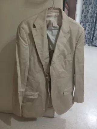 Traje Massimo Dutti Beige