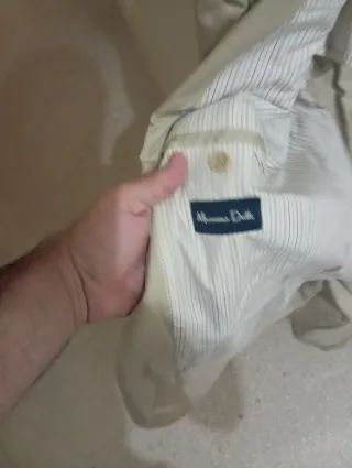 Traje Massimo Dutti Beige