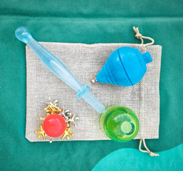 Trompo, perinola y jacks