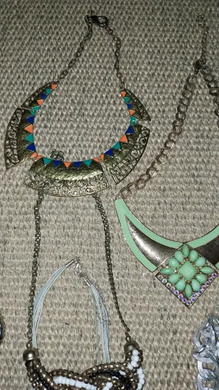 Lote Collares y Pulseras Bisutería