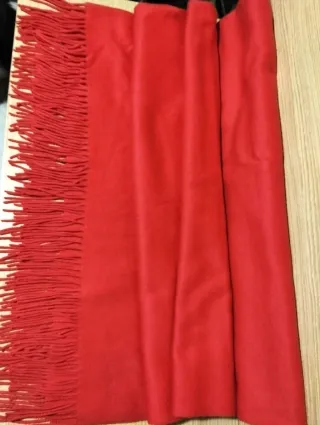 Chal Hermés Cachemira Rojo